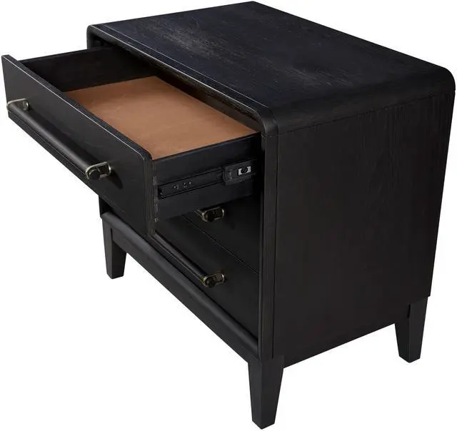 Alt view image 7 of 7 - 3 Drawer Nightstand With USB
