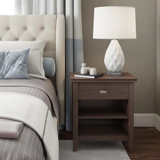 Alt view image 7 of 7 - Artisan - Bedside Table - Warm Walnut Brown