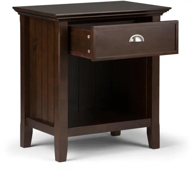 Alt view image 7 of 7 - Acadian - Bedside Table - Brunette Brown