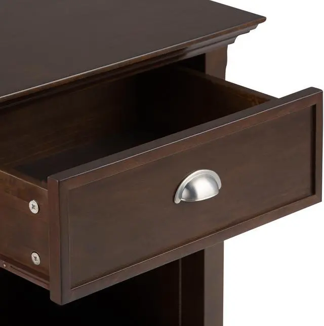 Alt view image 6 of 7 - Acadian - Bedside Table - Brunette Brown
