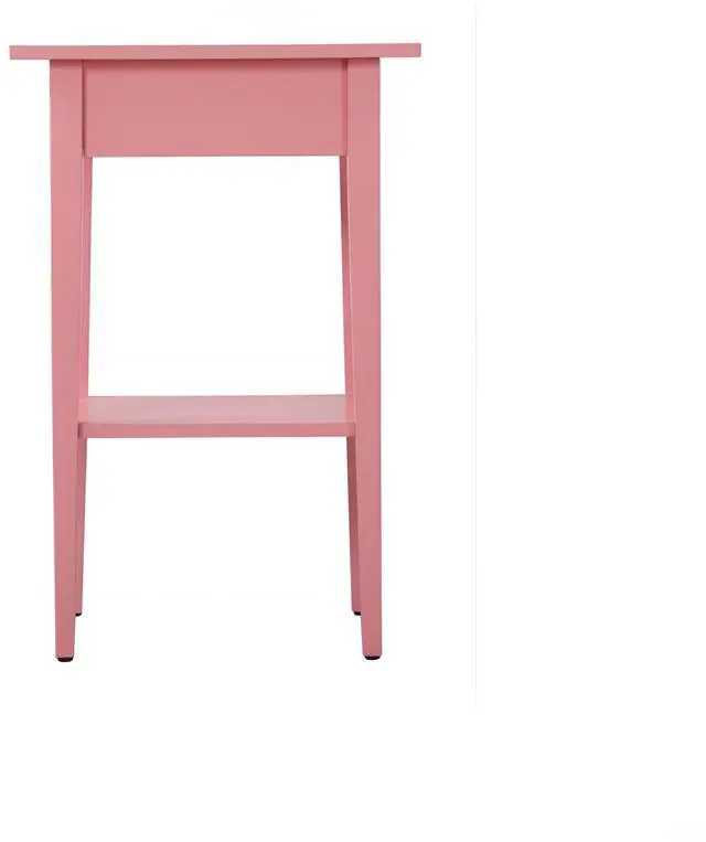 Alt view image 2 of 6 - Charming Pink Contemporary Nightstand