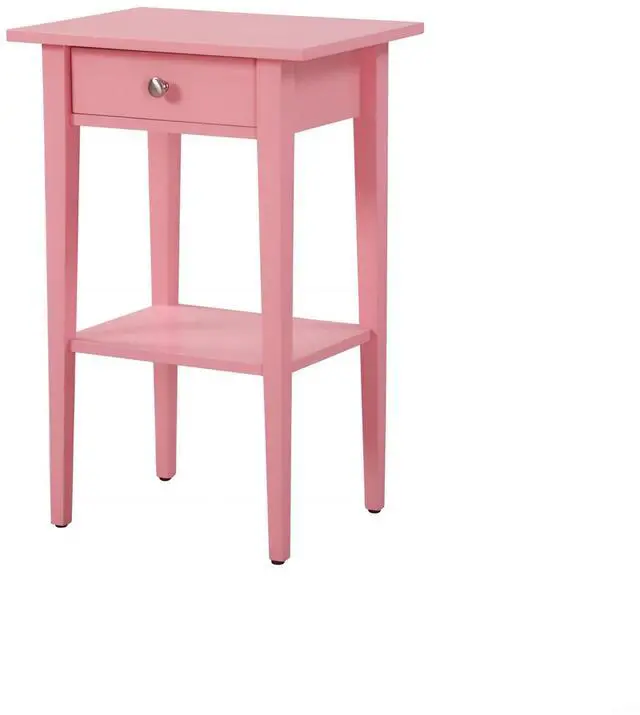 Alt view image 4 of 6 - Charming Pink Contemporary Nightstand
