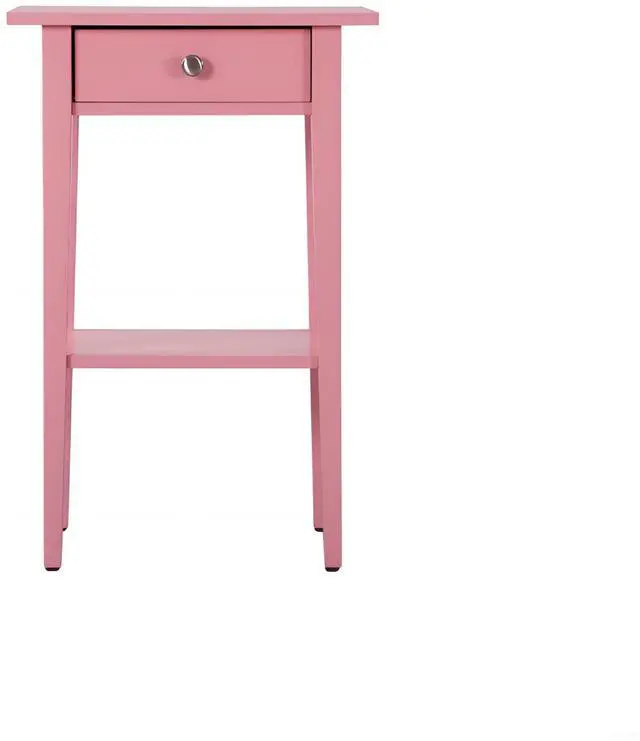 Alt view image 5 of 6 - Charming Pink Contemporary Nightstand