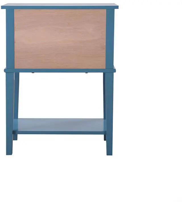 Alt view image 4 of 6 - Chic Teal Contemporary Nightstand