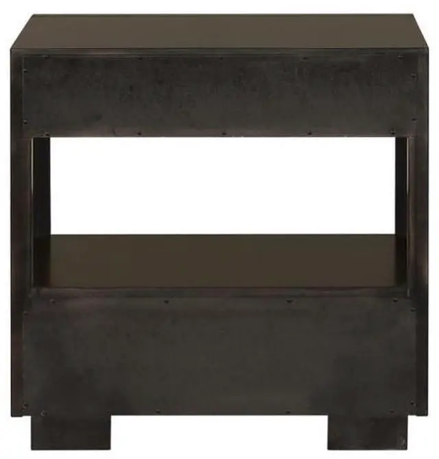 Alt view image 5 of 7 - Smoked Peppercorn 2-drawer Nightstand