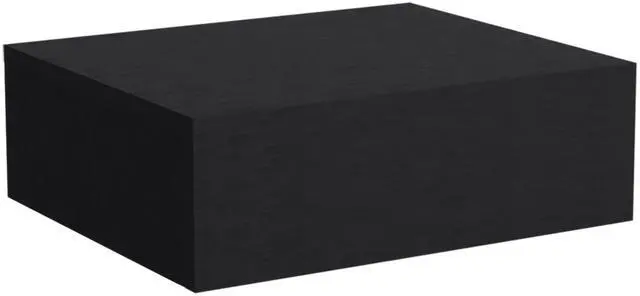 Alt view image 2 of 5 - Milano Floating Nightstand , End Table, Side Table Wall-Mounted with Drawer -Black -Bedroom