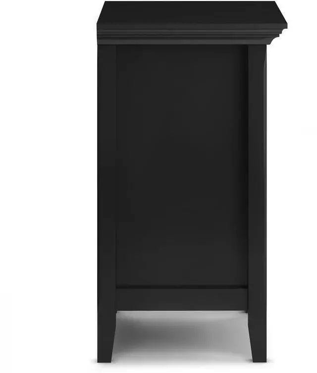 Alt view image 3 of 7 - Amherst - Bedside Table - Black