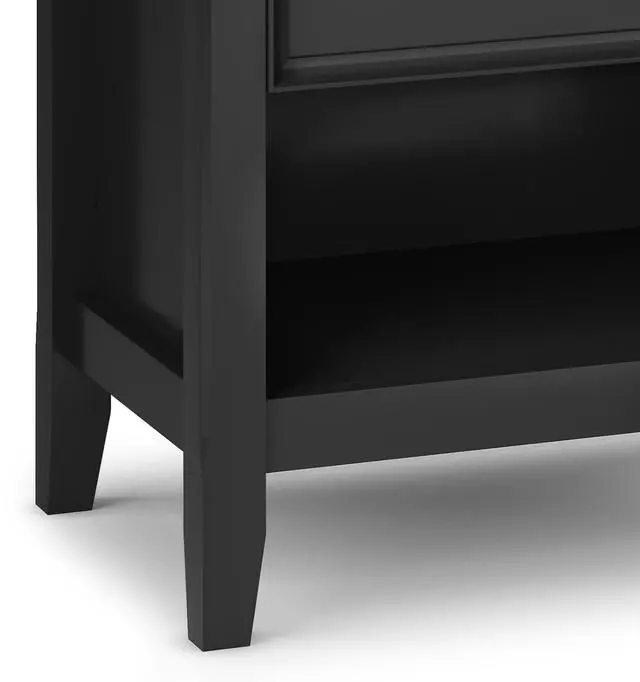 Alt view image 5 of 7 - Amherst - Bedside Table - Black