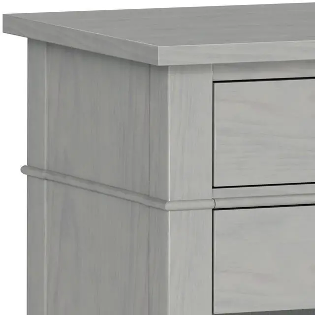 Alt view image 2 of 7 - Carlton - Bedside Table - Fog Grey
