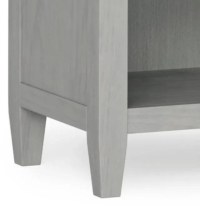 Alt view image 6 of 7 - Carlton - Bedside Table - Fog Grey