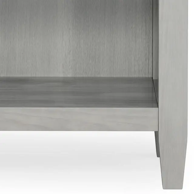 Alt view image 4 of 7 - Carlton - Bedside Table - Fog Grey