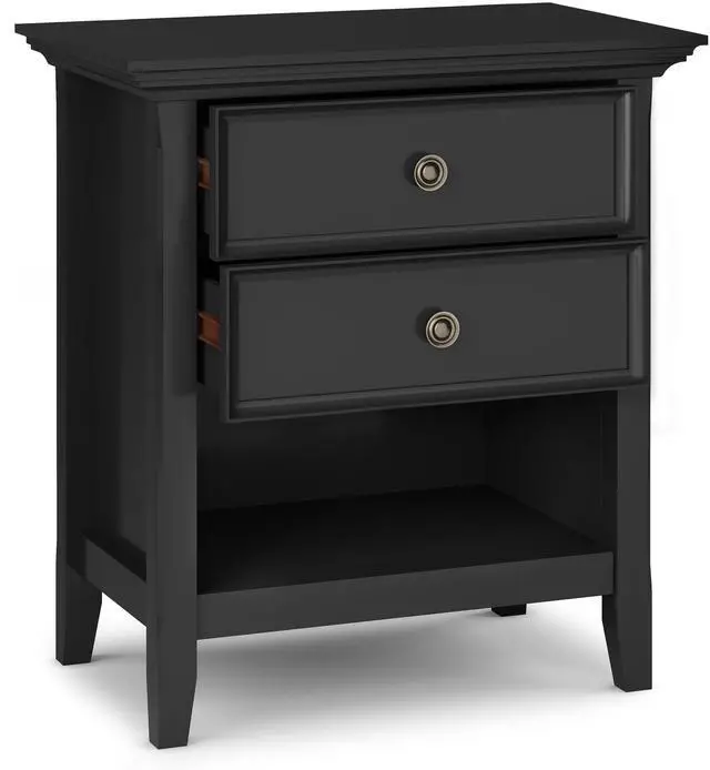 Alt view image 7 of 7 - Amherst - Bedside Table - Black