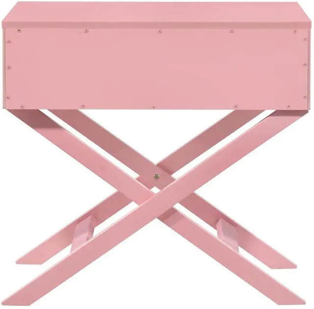 Alt view image 4 of 4 - Charming Pink Nightstand For Modern Spaces