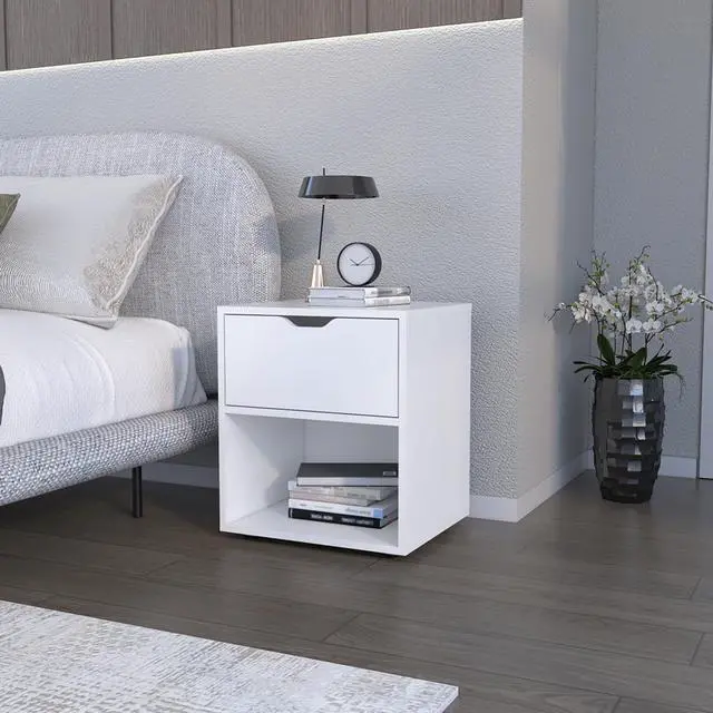 Alt view image 2 of 7 - Nightstand Altheimer, Bedroom, White