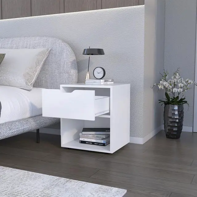 Alt view image 3 of 7 - Nightstand Altheimer, Bedroom, White