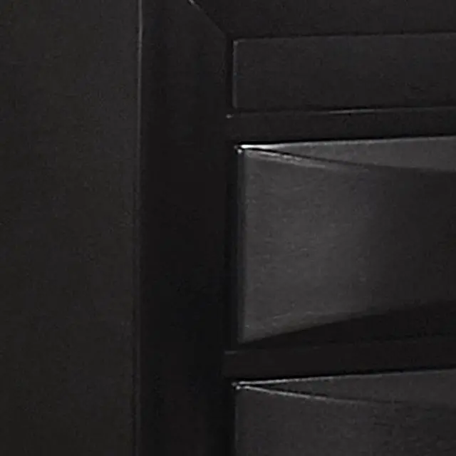 Alt view image 5 of 6 - Vollenhove Black 2-Drawer Nightstand with Pull-out Tray