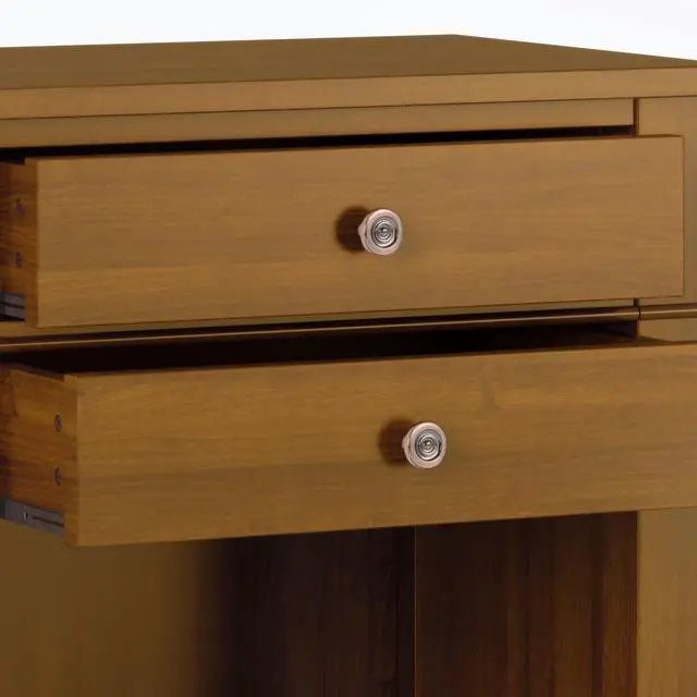 Alt view image 3 of 7 - Carlton - Bedside Table - Light Golden Brown