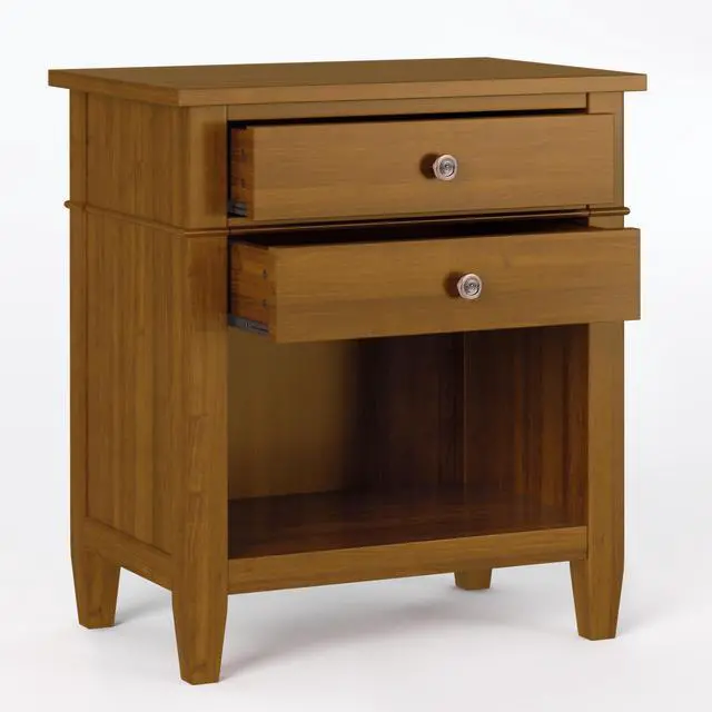 Alt view image 5 of 7 - Carlton - Bedside Table - Light Golden Brown