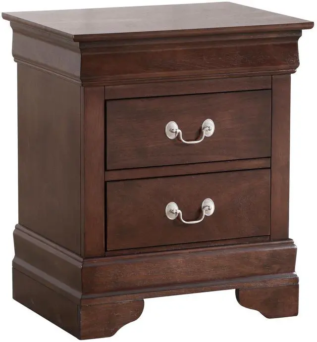 Alt view image 6 of 7 - LouisPhillipe G02125-N Nightstand , Cappuccino