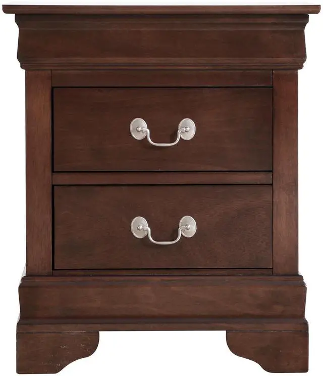 Alt view image 3 of 7 - LouisPhillipe G02125-N Nightstand , Cappuccino