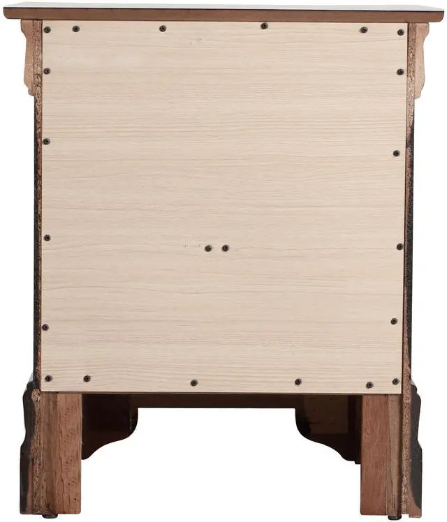 Alt view image 4 of 7 - LouisPhillipe G02125-N Nightstand , Cappuccino