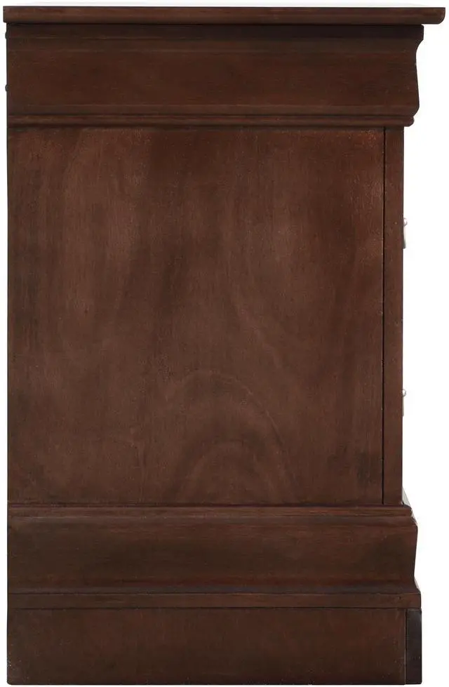 Alt view image 5 of 7 - LouisPhillipe G02125-N Nightstand , Cappuccino