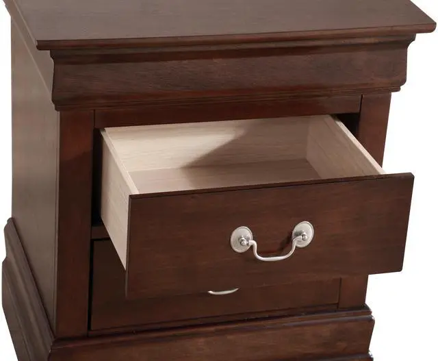 Alt view image 7 of 7 - LouisPhillipe G02125-N Nightstand , Cappuccino
