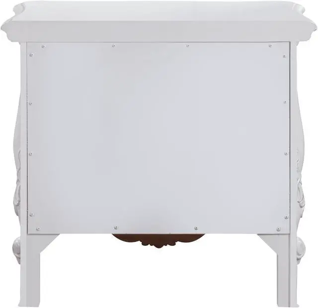 Alt view image 2 of 4 - Latisha White Finish Nightstand