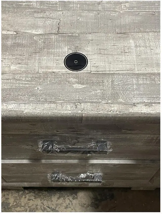 Alt view image 3 of 3 - ROVER GREY NIGHTSTAND