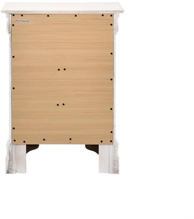 Alt view image 3 of 5 - Charming White Traditional Nightstand