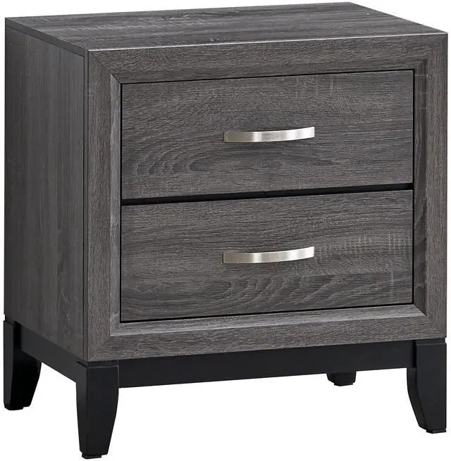 Alt view image 3 of 7 - Glasgow G04305-N Nightstand , Gray