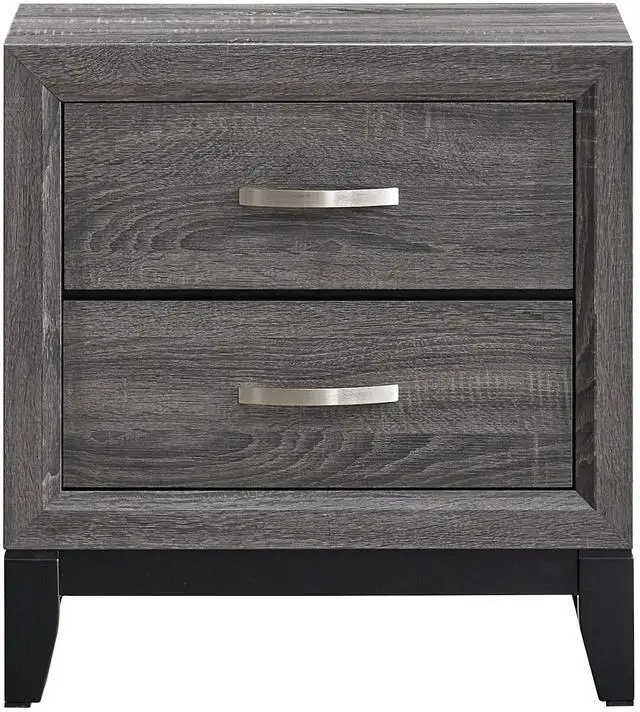 Alt view image 6 of 7 - Glasgow G04305-N Nightstand , Gray