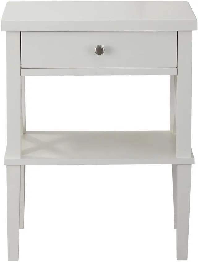 Alt view image 3 of 7 - Madison White Nightstand