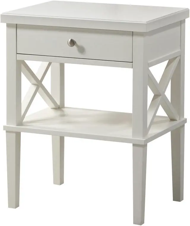 Alt view image 2 of 7 - Madison White Nightstand