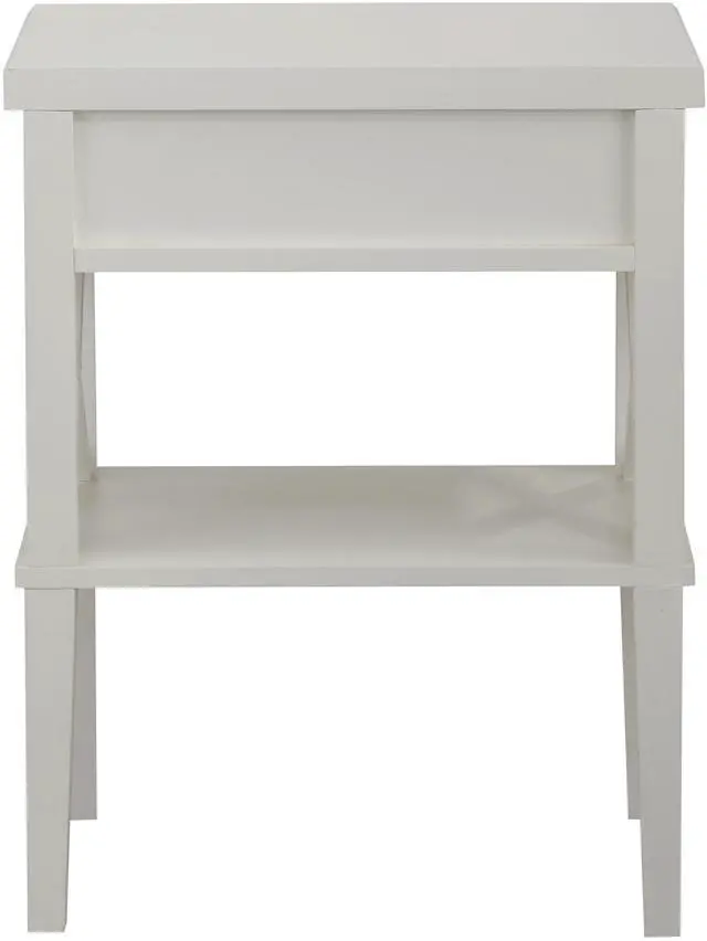 Alt view image 4 of 7 - Madison White Nightstand