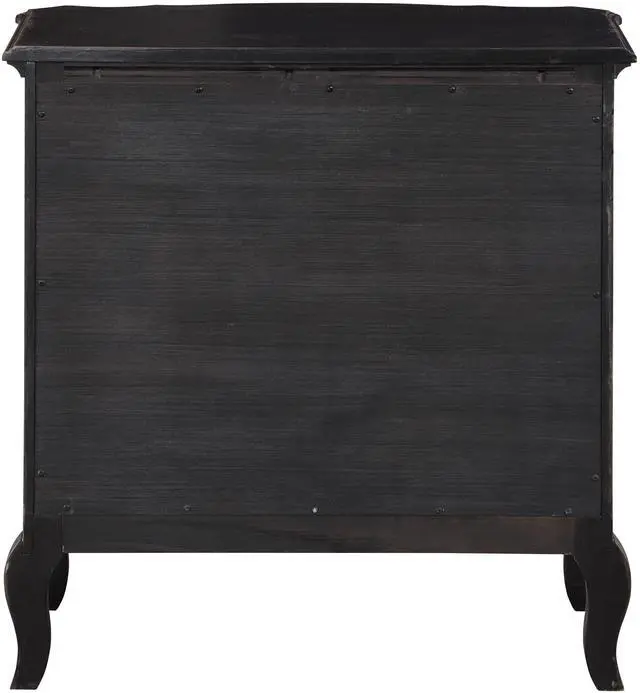 Alt view image 4 of 7 - Chelmsford Antique Black Finish Nightstand