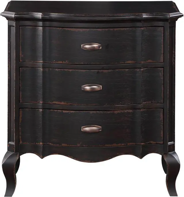 Alt view image 5 of 7 - Chelmsford Antique Black Finish Nightstand