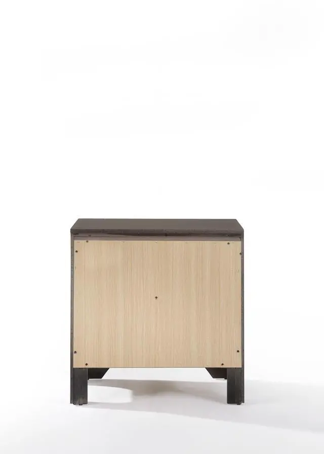 Alt view image 5 of 7 - Carine II Gray Finish Nightstand