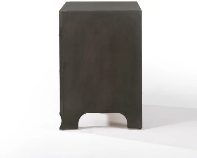 Alt view image 7 of 7 - Carine II Gray Finish Nightstand