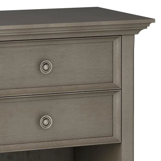 Alt view image 6 of 7 - Amherst - Bedside Table - Farmhouse Grey