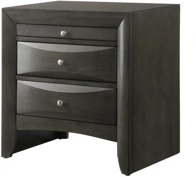 Main image of Emily - Nightstand - Gray