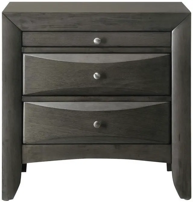 Alt view image 2 of 6 - Emily - Nightstand - Gray