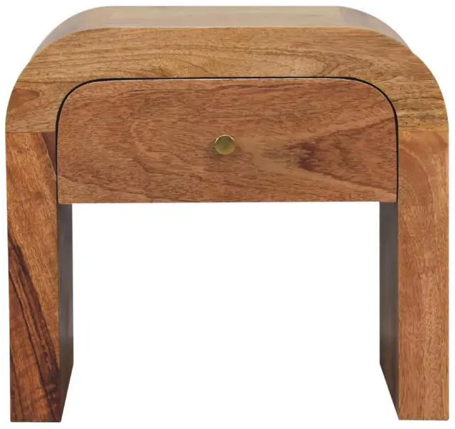 Alt view image 4 of 7 - Darcy Nightstand Solid Wood, Single Box,Oak