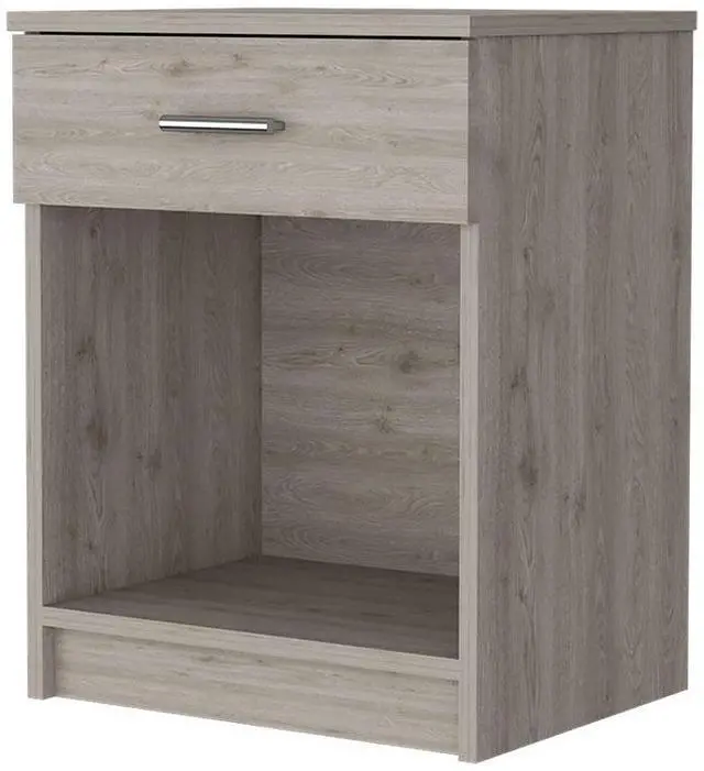 Main image of Pictor Nightstand, One Drawer, Lower Shelf, Superior Top