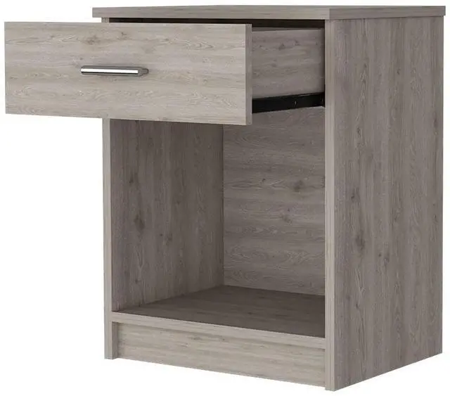 Alt view image 4 of 7 - Pictor Nightstand, One Drawer, Lower Shelf, Superior Top