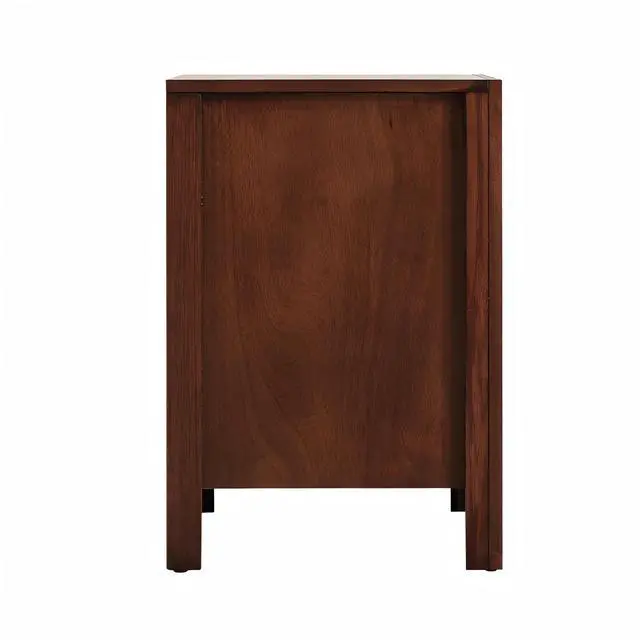 Alt view image 5 of 6 - Elegant Cherry Nightstand With Storage