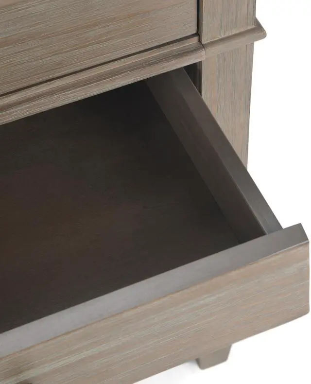 Alt view image 3 of 7 - Carlton - Bedside Table - Distressed Grey
