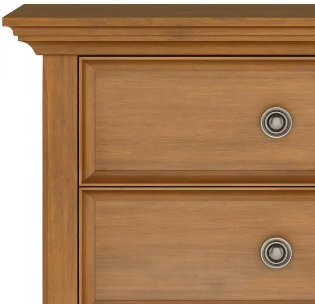 Alt view image 2 of 7 - Amherst - Bedside Table - Light Golden Brown