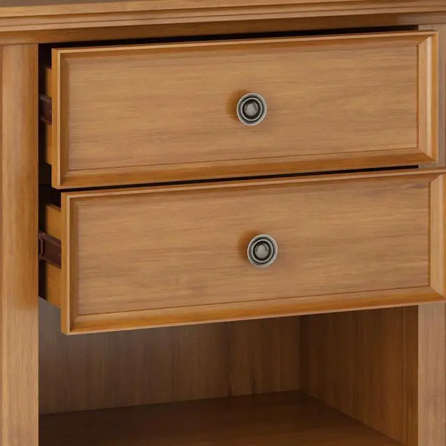 Alt view image 4 of 7 - Amherst - Bedside Table - Light Golden Brown