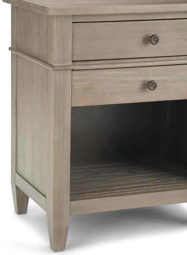 Alt view image 5 of 7 - Carlton - Bedside Table - Distressed Grey